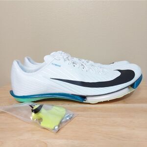 Nike Air Zoom Maxfly 2 Track Spikes White Green Black FD8395-102 Men's Size 13